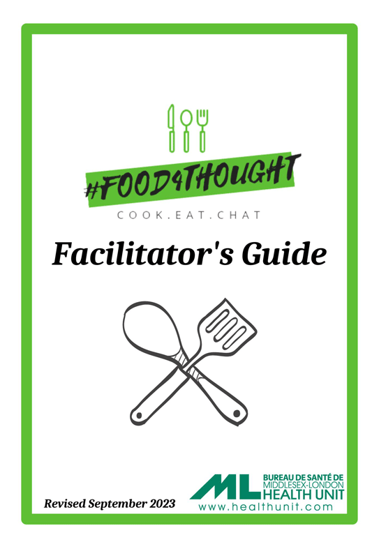 #Food4Thought - Facilitator's Guide