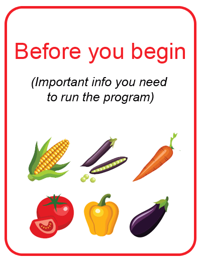 Before you Begin