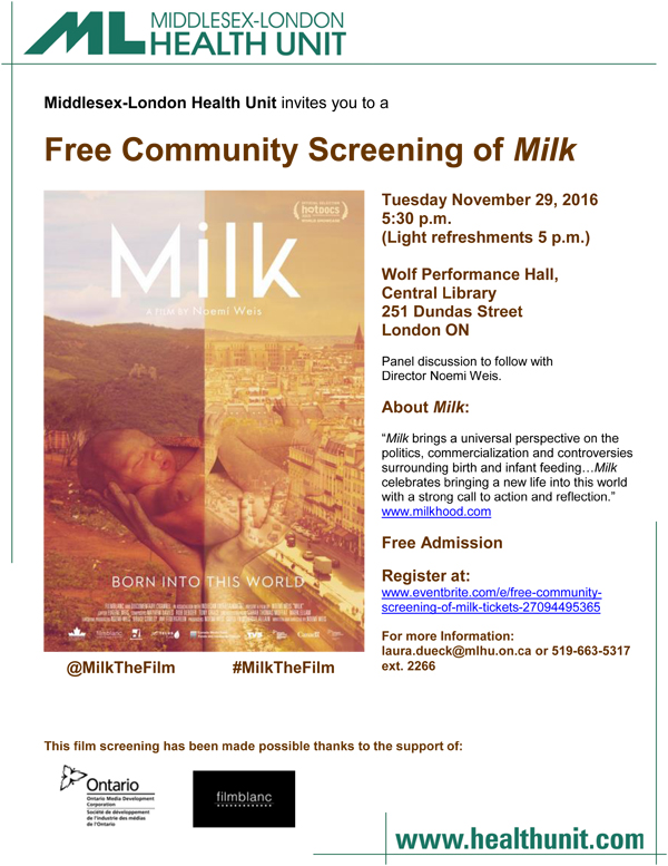 FREE Community Screening of ‘Milk’ - Poster